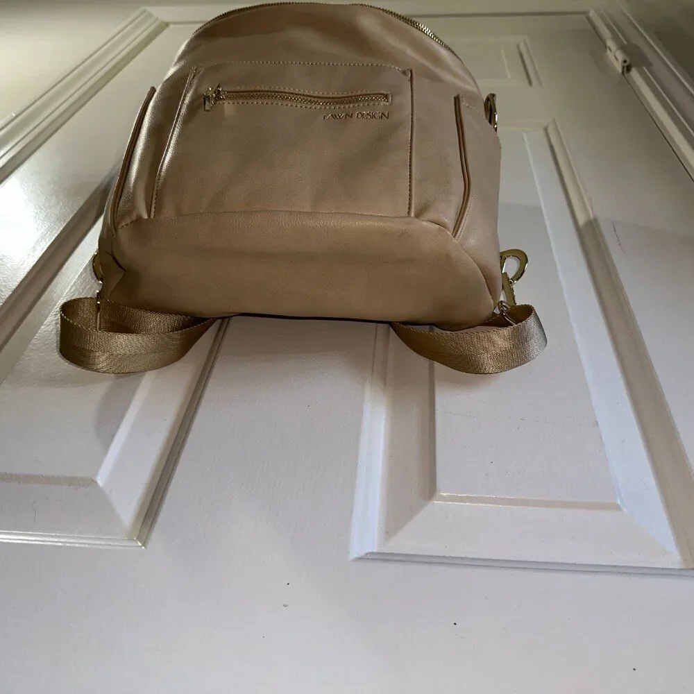 NEW Fawn Design Original Diaper Bag - Beige - Backpack